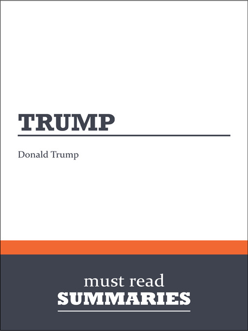 Title details for Trump - Donald Trump by Must Read Summaries - Available